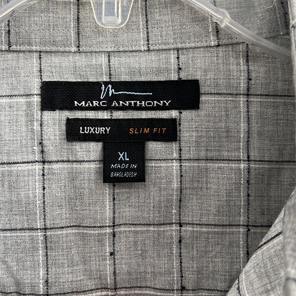 NWT Marc Anthony luxury slim fit dress shirt - Picture 2 of 2